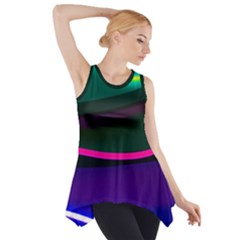 Neon Wonder Side Drop Tank Tunic by essentialimage