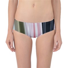 Satin Strips Classic Bikini Bottoms by Sparkle