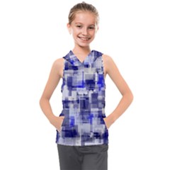 Blockify Kids  Sleeveless Hoodie by Sparkle