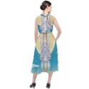 Space Exploration Illustration Round Neck Boho Dress View2