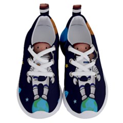 Boy Spaceman Space Rocket Ufo Planets Stars Running Shoes by Vaneshart