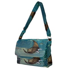 Awesome Steampunk Manta Rays Full Print Messenger Bag (s) by FantasyWorld7