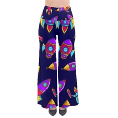 Space Patterns So Vintage Palazzo Pants by Vaneshart