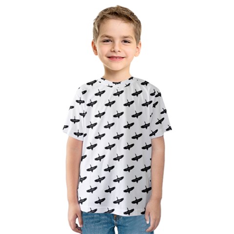 Freedom Concept Graphic Silhouette Pattern Kids  Sport Mesh Tee by dflcprintsclothing