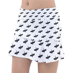 Freedom Concept Graphic Silhouette Pattern Tennis Skorts by dflcprintsclothing