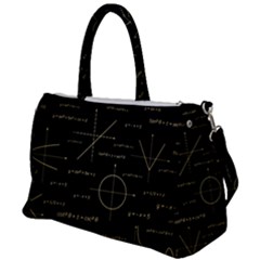 Abstract Math Pattern Duffel Travel Bag by Vaneshart