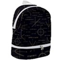 Abstract Math Pattern Zip Bottom Backpack View2