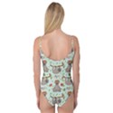 Seamless Pattern With Cute Sloths Relax Enjoy Yoga Camisole Leotard  View2