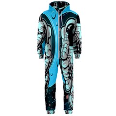 Astronaut Full Color Hooded Jumpsuit (men)  by Vaneshart