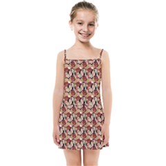 Swimmer 20s Pink Kids  Summer Sun Dress by snowwhitegirl