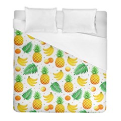 Tropical Fruits Pattern Duvet Cover (full/ Double Size) by Vaneshart