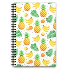 Tropical Fruits Pattern 5 5  X 8 5  Notebook by Vaneshart