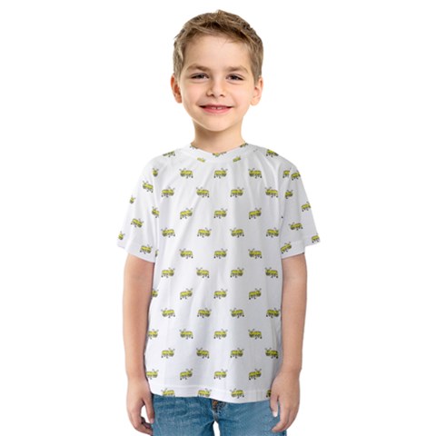 Ant Sketchy Comic Style Motif Pattern Kids  Sport Mesh Tee by dflcprintsclothing