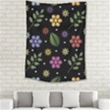 Embroidery Seamless Pattern With Flowers Medium Tapestry View2