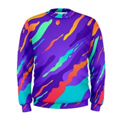 Multicolored Abstract Background Men s Sweatshirt by Vaneshart