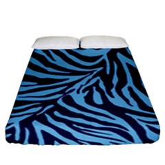 Zebra 3 Fitted Sheet (queen Size) by dressshop