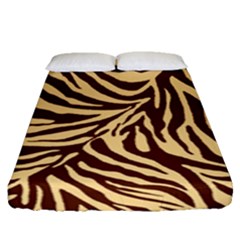 Zebra 2 Fitted Sheet (queen Size) by dressshop