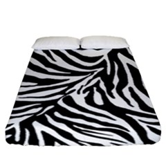 Zebra 1 Fitted Sheet (queen Size) by dressshop