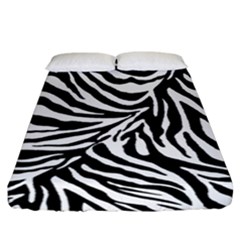 Zebra 1 Fitted Sheet (california King Size) by dressshop