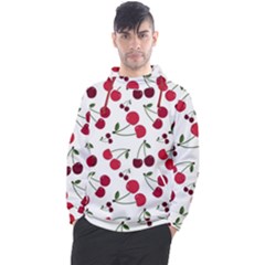 Cute Cherry Pattern Men s Pullover Hoodie by TastefulDesigns