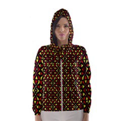 Rby-187 Women s Hooded Windbreaker by ArtworkByPatrick