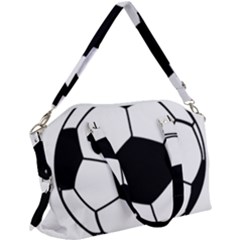 Soccer Lovers Gift Canvas Crossbody Bag by ChezDeesTees