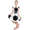 Soccer Lovers Gift Kids  Short Sleeve Dress View1