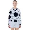 Soccer Lovers Gift Women s Tie Up Sweat View1