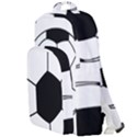 Soccer Lovers Gift Double Compartment Backpack View1