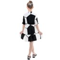 Soccer Lovers Gift Kids  All Frills Chiffon Dress View2