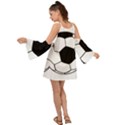 Soccer Lovers Gift Kimono Sleeves Boho Dress View2