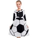 Soccer Lovers Gift Kids  Midi Sailor Dress View1