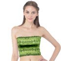 Watermelon pattern, fruit skin in green colors Tube Top View1