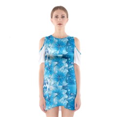 Fantasy Flowers Shoulder Cutout Dress by Roshas