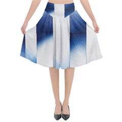 Shiny Stars Flared Midi Skirt by Sparkle