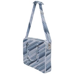 Modern Stripes Print Cross Body Office Bag by dflcprintsclothing