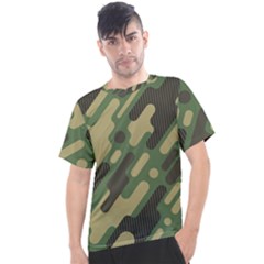 Camouflage-pattern-background Men s Sport Top by Vaneshart