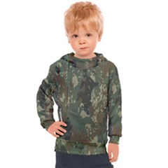 Camouflage-splatters-background Kids  Hooded Pullover by Vaneshart