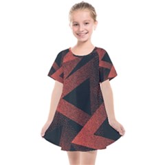 Stippled Seamless Pattern Abstract Kids  Smock Dress by Vaneshart