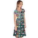 Kawaiicollagepattern2 Classic Short Sleeve Dress View3