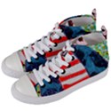 Fiola Wall Women s Mid-Top Canvas Sneakers View2