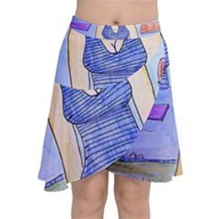 Swimmer By Pool Chiffon Wrap Front Skirt by snowwhitegirl