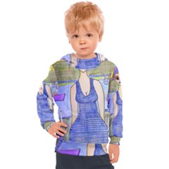 Swimmer By Pool Kids  Hooded Pullover by snowwhitegirl