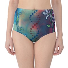 Flower Dna Classic High-waist Bikini Bottoms by RobLilly