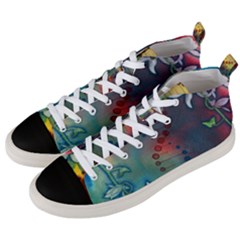 Flower Dna Men s Mid-top Canvas Sneakers by RobLilly