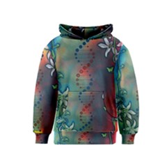 Flower Dna Kids  Pullover Hoodie by RobLilly