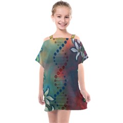 Flower Dna Kids  One Piece Chiffon Dress by RobLilly