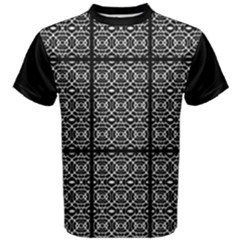 Melbourne 9 Black Men s Cotton Tee by Momc