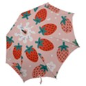 Strawberry seamless pattern Hook Handle Umbrellas (Medium) View2