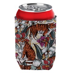 Natural Seamless Pattern With Tiger Blooming Orchid Can Holder by BangZart